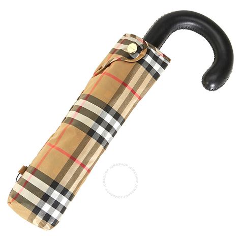 burberry umbrella small|Burberry vintage check folding umbrella.